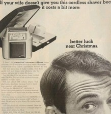1964 Remington Lektronic 2 Shaver Advertisement Razor Facial Hair Care DWII19 picture