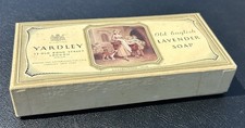 Vintage 1930s - 1940s Yardley Old English Lavender Soaps In Original Box (NOS) picture