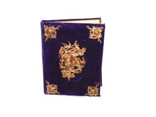 Antique Purple Velvet Cabinet Card CDV Photo Album With Hidden Compartment picture