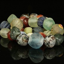 Ancient beads: Genuine Medieval / Byzantine / Islamic  Necklace 9th–10th Century picture