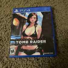 COVER ART ONLY THE Shadow of the Tomb Raider Definitive Edition PS4 NO GAME picture