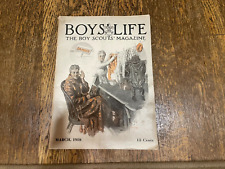Boys Life The Boy Scouts Magazine March 1918 World War I WWI USA Vintage picture