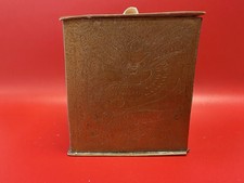Vintage Etched Brass Cigarette Box Oriental Style Etchings  MCM picture