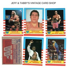 1987 TOPPS WWF PRO WRESTLING STARS CARDS & STICKERS picture