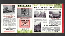 c1937 BLIZZARD Ensilage Cutter and Hay Chopper brochure ~ Canton, Ohio picture