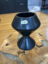 Vintage Haeger Black Ceramic Vase picture