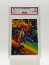 1992 Marvel Masterpieces THOR #92 Graded DCG 10 Gem Mint - RARE LOW POP picture