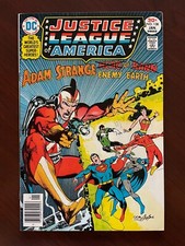 Justice League of America #138 (DC Comics 1977) Adam Strange Neal Adams 9.2 NM- picture