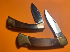 Lot of (2) Single Blade Knives (1) Sears 95416 & (1) Browning Both Used As Shown picture
