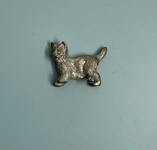 Vtg Miniature Pewter Cat Figurine Kitten Mini Standing Cute 1