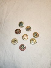 Antique Advertising Religious Pins Set Of 8 Different Companies See Description  picture