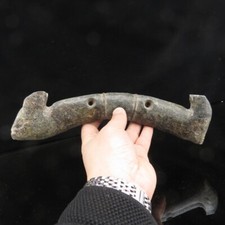 Chinese old  jade,Hongshan culture,collection,A two-headed beast,statue G(009) picture