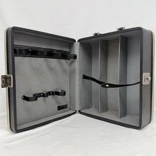 Vintage Ever-Wear Original Trav-L-Bar Portable Liquor Travel Bar Case Black 13” picture