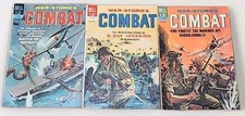 Dell War-Stories COMBAT Silver Age Lot (3) #10-12  1963 FN-VF picture