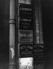 Plaques of fortune tellers in Paris France in 1932 Historic Old Photo picture