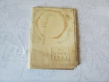 year book the newtonia 1942 newton iowa high school annual rough condition picture