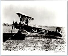 Huff Daland Dusters Crop Dusting Airplane Macon Georgia Photo B&W 8x10 A5 picture