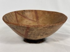 Pre-Columbian Bowl Geometric Stripe Mogollon/Casas Grandes–type Mexico Pottery picture