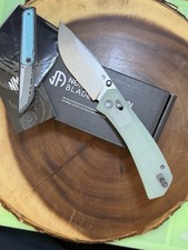 North Mountain Blade Yamainu Jade Handle Knife NEW in Original Box picture