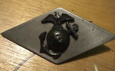 Vintage WW1 U.S Marines Metal Pin (Rare Metal Diamond Backing) picture
