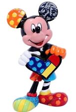 Romero Britto Disney Figurine : Mickey Mouse  holds a Heart NEW picture