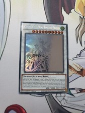 Crystal Clear Wing Synchro Dragon LED8-EN005 Ghost Rare 1st Edition NM Condition picture