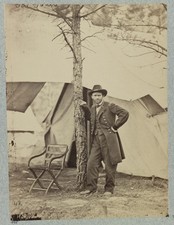 Ulysses Grant Civil War Vintage 1864 Military Camp Photo Reprint picture
