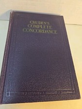 CRUDEN'S COMPLETE CONCORDANCE to the Old and New Testaments - 1930 - picture