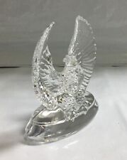 Vintage Stolzle Bald Eagle of Power Crystal Figurine Paperweight picture