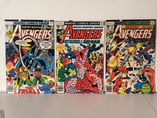 AVENGERS 160 161 162 - 1977 - Jim Shooter - George Perez - Joe Sinnott - F/VF picture