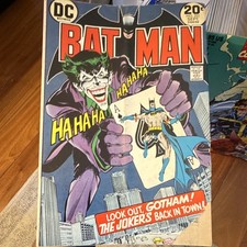 DC Comics Batman 251 Sept 1973 Bronze Age Joker Denny O'Neil Neal Adams picture
