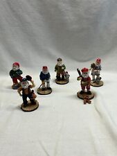 Lot of 6 collectible Santa Claus/Saint Nick Figurines/Knickknacks picture