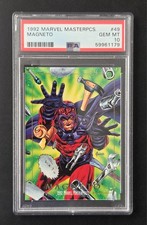 1992 SkyBox Marvel Masterpieces Magneto #49 PSA 10 GEM MINT POP 101 Joe Jusko picture