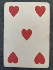 ORIGINAL 1860-1880s NO NUMBERS SAMUEL HART PLAYING CARD OLD WEST CIVIL WAR US picture