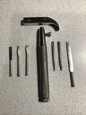 VTG Ed Wusthof 7 pc Tool Kit Complete: Hammer Saw ScrewDriver Drill Chisel Spike picture