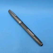 Vintage Esterbrook J Double Jewel Fountain Pen Grey Silver Fast Shipping  picture