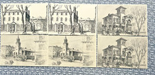 6 RARE PERFECT CONDITION Portland Maine Geo Knight Sketch Art Postcard picture