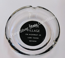 Rare ca. 1955 Tahoe Village Casino & Hotel Ashtray Highway 50 Lake Tahoe NV picture