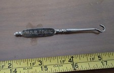 Vtg Alf. M. Reiber Butler PA Advertising Metal Button Holer Hook picture