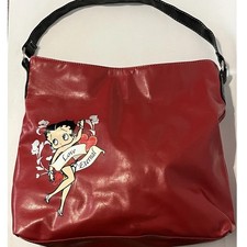 Betty Boop Red Faux Leather Shoulder Bag Love Eternal picture