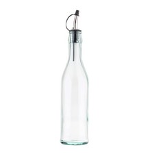 TableCraft H92007 Bottle, 17 oz., tethered Cap, Stainless Steel Pourer, green  picture