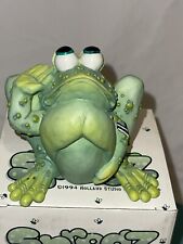 New Old Stock In Box Holland 1994 Sprogz Frog Figurine Hop To It  Rare Soldier ￼ picture
