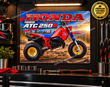 1985 Honda ATC 250R Premium Aluminum Metal Sign 11 x 14 Off-Road Decor Art picture