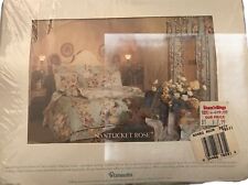 Vintage WAMSUTTA Nantucket Rose Full Flat Sheet  Made in USA Sealed NWT picture