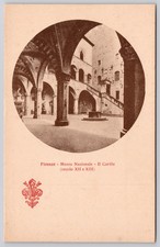 Florence Italy Museo Nazionale Courtyard Postcard c1910s picture
