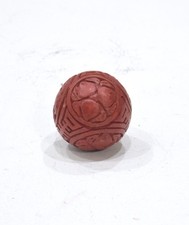 Engraved Cinnabar Chinese Harmony relaxation ball  picture