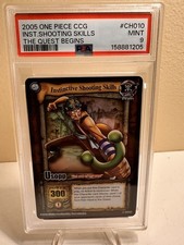 2005 One Piece CCG Usopp CH010 PSA 9 MINT The Quest Begins English Vintage TCG picture