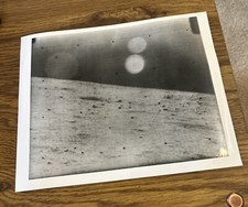 Office of Public Information NASA Moon Photo June 1966 Surveyor I-8 picture