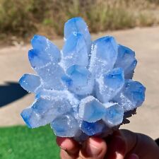 359g New Find blue PhantomQuartz Crystal Cluster MineralSpecimen picture
