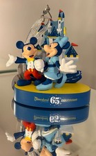 Disney Disneyland 65th Anniversary Mickey & Minnie Ornament 2020 picture